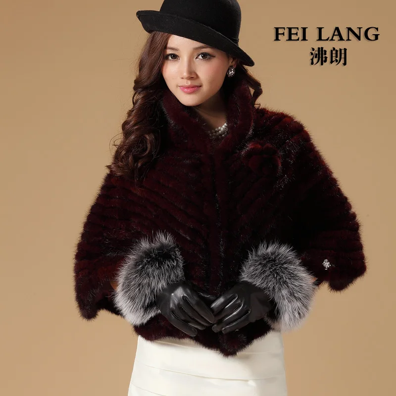 2016 зимние женские шали из натурального меха норки пашмины накидка для невесты