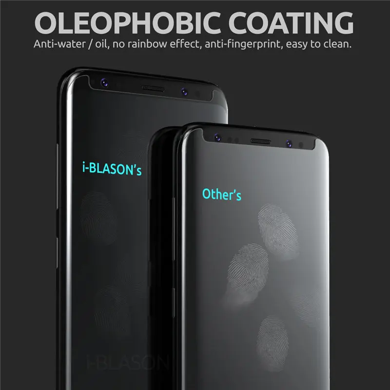 SUPCASE для Samsung Galaxy S8 Plus защита экрана из закаленного стекла с изогнутыми краями