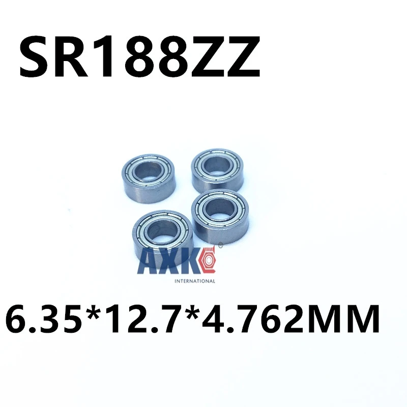 Бесплатная доставка Набор из 10 шт. SR188ZZ SR188 ZZ SR1882Z подшипники 1/4x1/2x3/16 дюймов