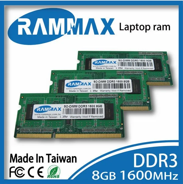 Ноутбук DDR3 оперативная память 2GB | 4GB | 8 Гб карта памяти SO-DIMM1600Mhz PC3-12800 без кода коррекции ошибок 204pin/CL11 Высокая совместимость с материнской платой Тетрадь