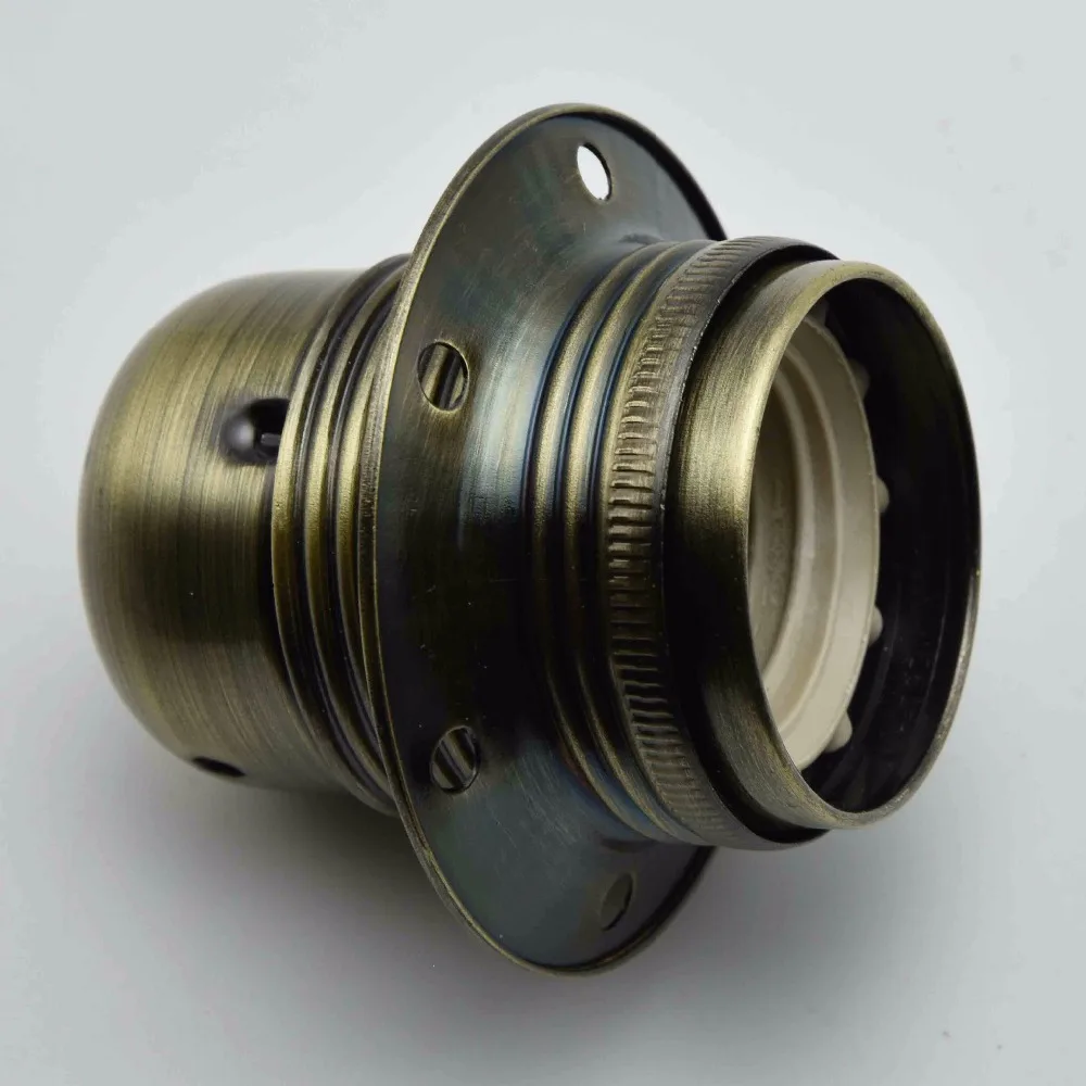 Патроны винтажные для ламп E27 патроны из металлического сплава 4A 250V подвесные