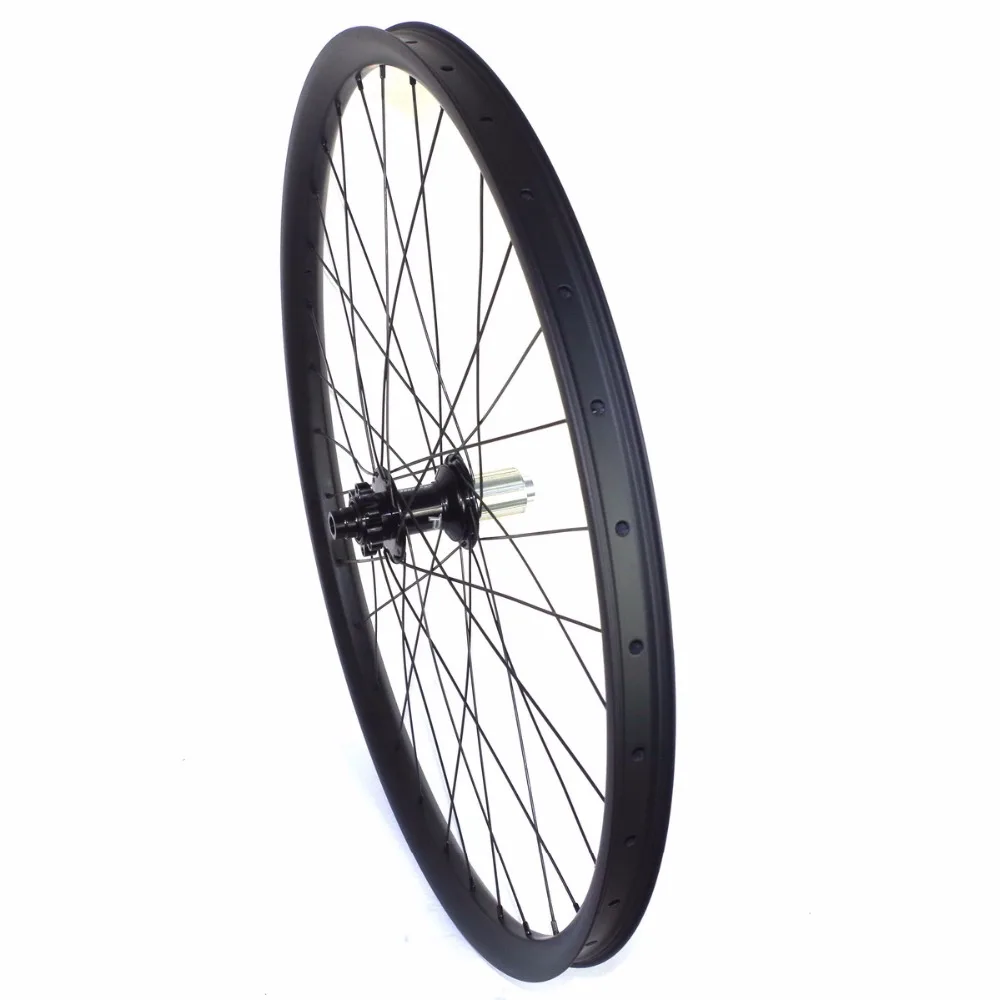 29ER MTB Углеродные колеса 27 мм 35 Ширина бескамерная углеродная колесная пара