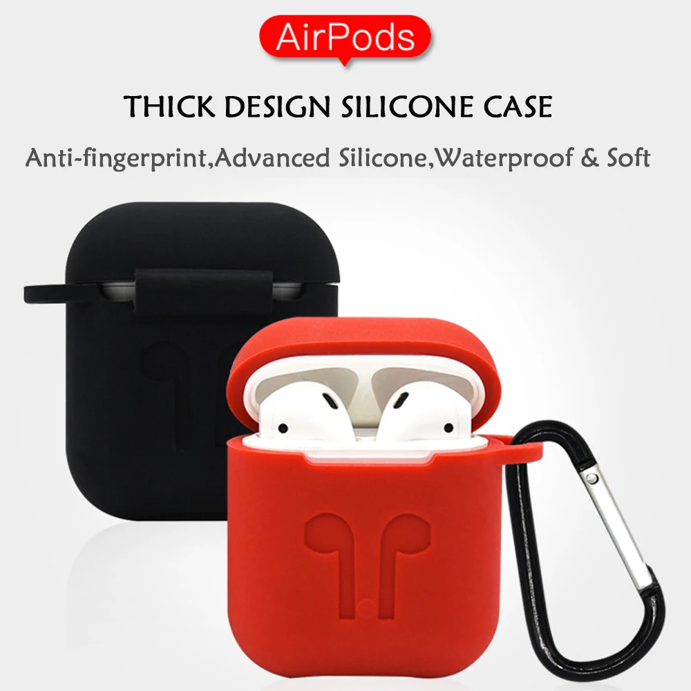 Four Earphone Accessories Earbud Case Storage Box Soft Waterproof Silicone Mini Headset Protective Cover Wireless | Электроника