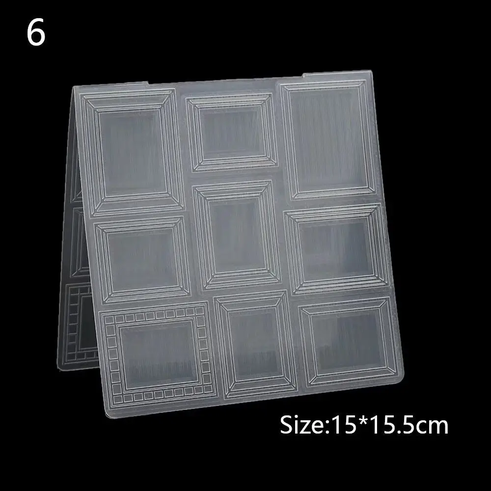 

AZSG New Arrival Flowers Dandelion Embossing Folder Design DIY Paper Cutting Dies For Scrapbooking Plastic Plate