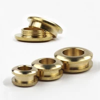 2pcs solid brass screw back eyelets with washer grommets leather craft accessory for bag garment shoe clothes jeans decoration