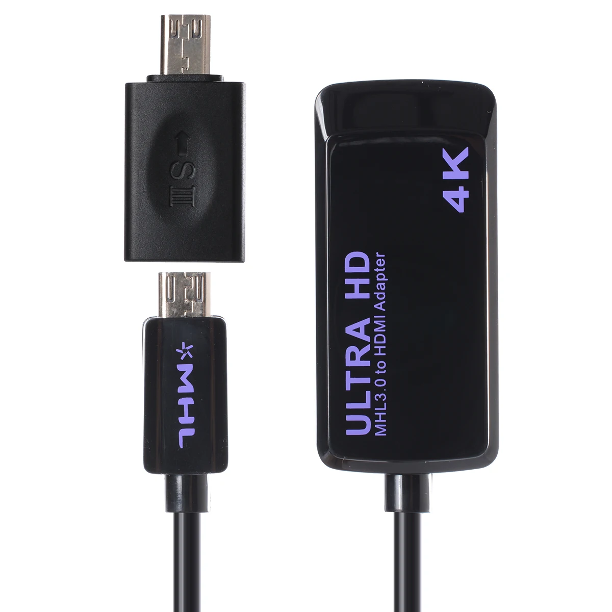 Мхл 3.0 Micro USB разъем для микро-hdmi женский HDTV AV кабель адаптер черный 1080 P конвертер