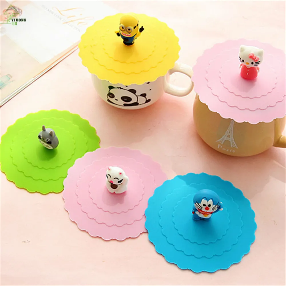 YI HONG Милая мультяшная зеленая силиконовая форма крышка Пылезащитная