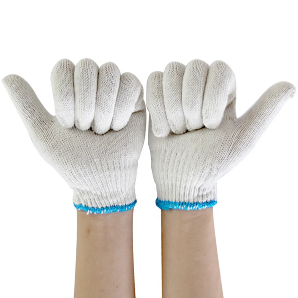 Трикотажные перчатки из хлопка рабочие 2019|Защитный костюм| |
