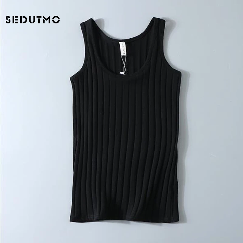 Женская зимняя майка SEDUTMO модель 3XL Сексуальная футболка короткий Эластичный