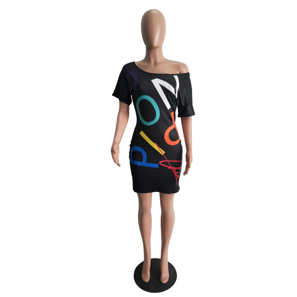 Африканская женская сексуальная мода ветер цвет повседневные с надписями