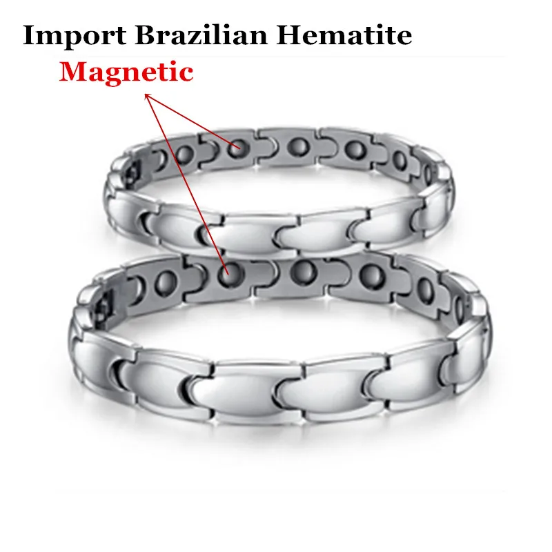 Браслеты для влюбленных из нержавеющей стали энергетические браслеты с