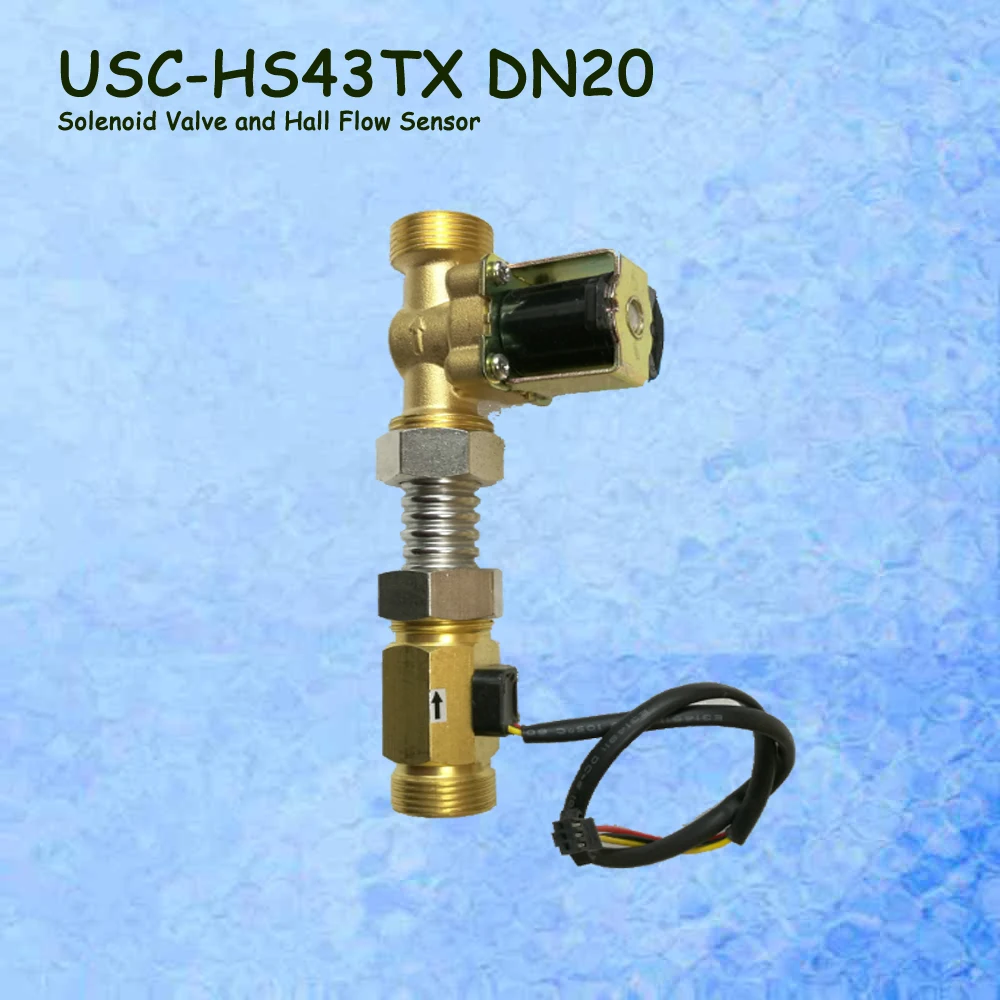 USC HS43TX G3/4 &quotХолл датчик расхода воды 1 60 л/мин расходомер в сочетании с