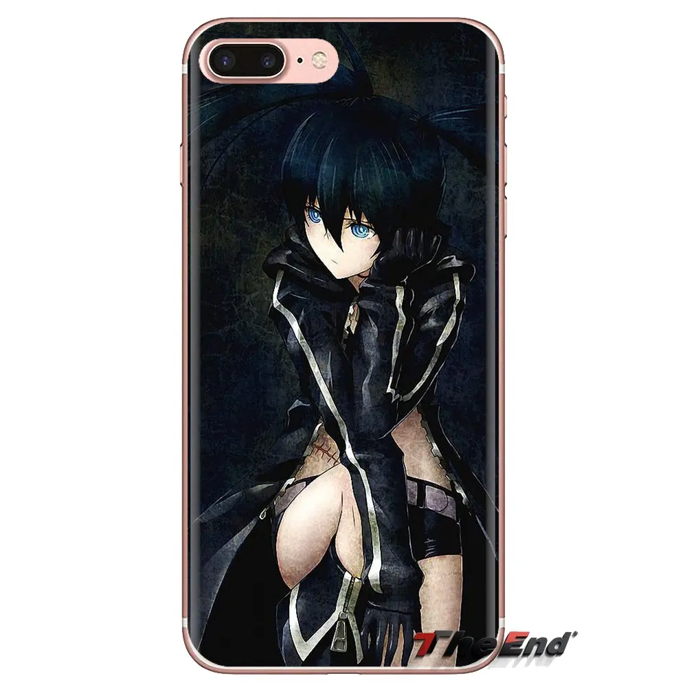 Силиконовый чехол для телефона с черным рок-шутером Hatsune Miku Xiaomi Redmi 4A S2 Note 3 3S 4 4X 5 Plus