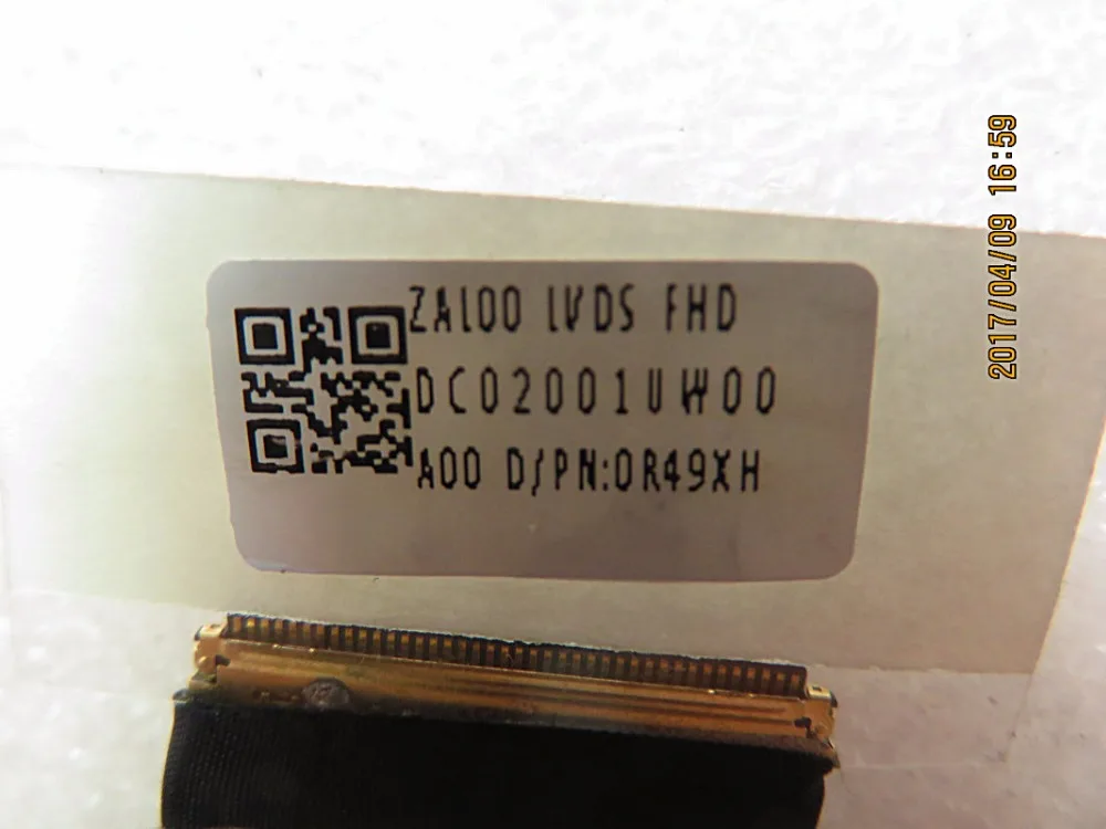 Оригинальный светодиодный ЖК кабель lvd для dell E3540 3000 0R49XH R49XH cn DC02001UW00|lcd cable|for cabledc