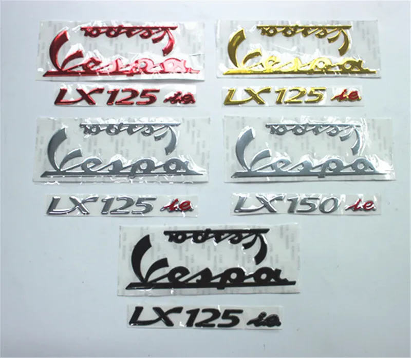Motorcycle 3D Emblem Stickers Decal for PIAGGIO Vespa GTS300 LX125 LX150 125 150 Ie Sprint Primavera 300 LX LXV Super Sticker