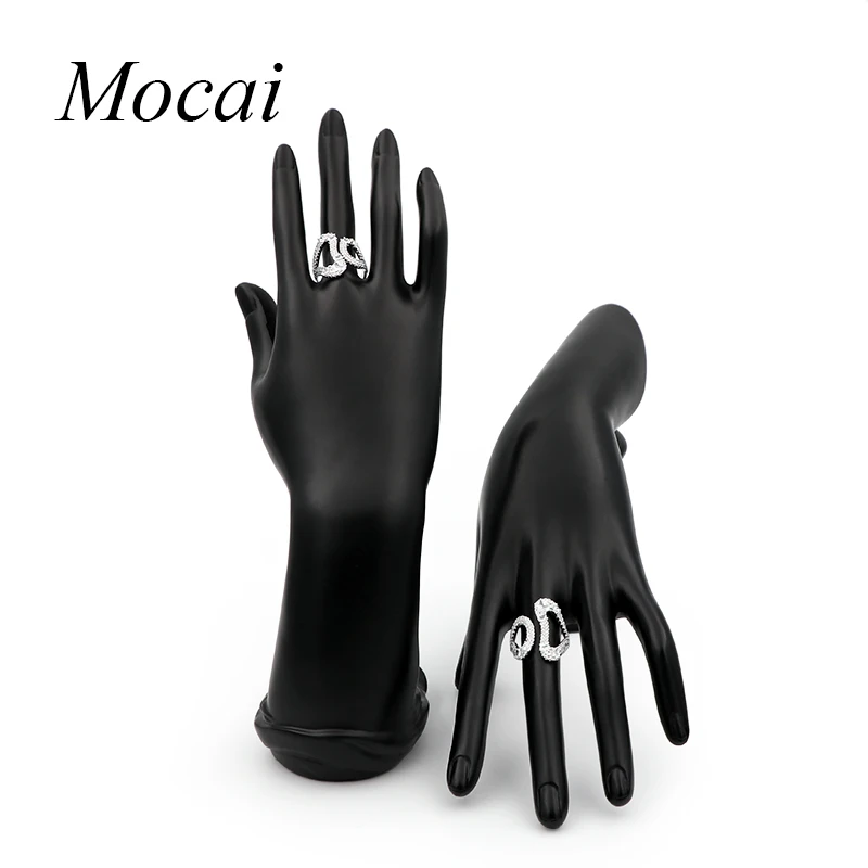 Женские кольца с буквами Mochai простые из фианита ювелирные изделия ZK40|brand rings for