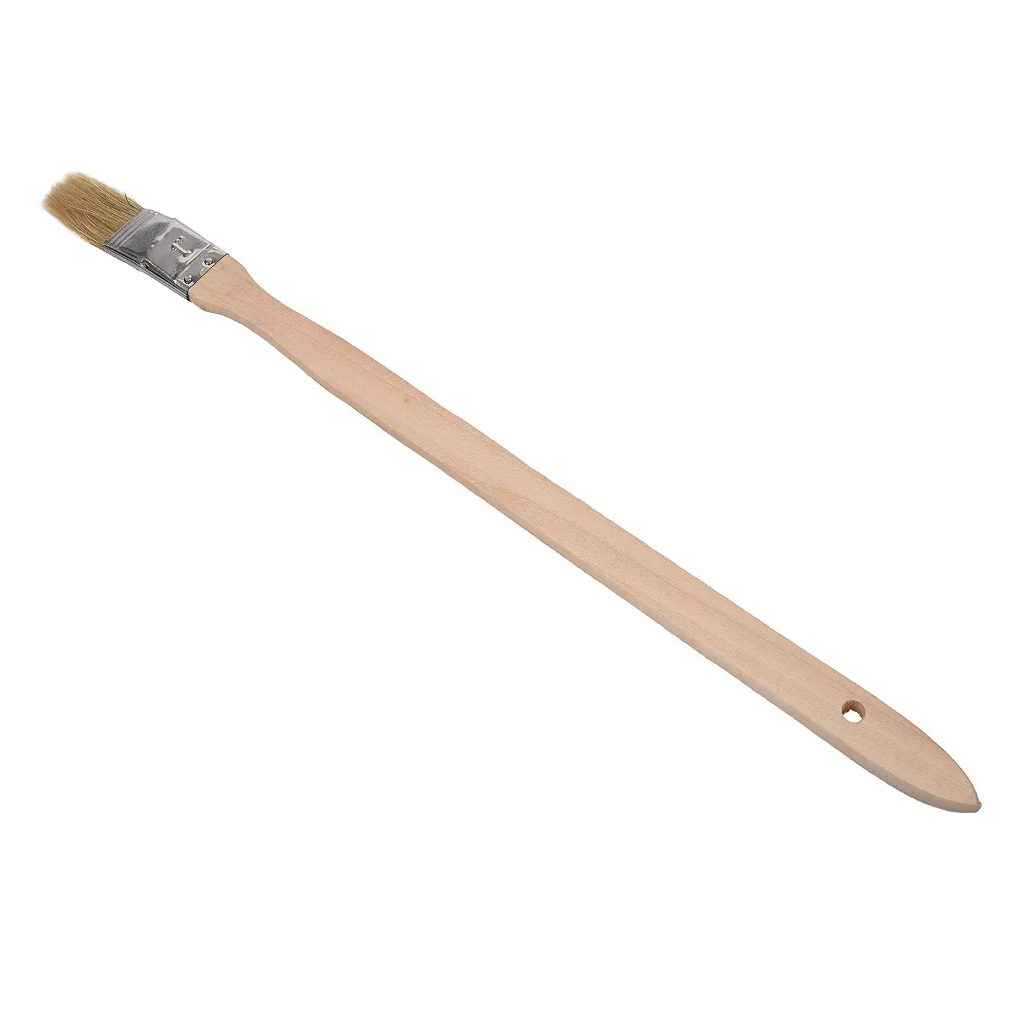 Свиная нить для волос деревянная ручка изогнутая щетка радиатора 1 дюйм Ширина