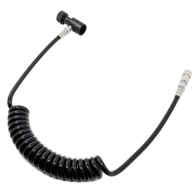 Пейнтбольный PCP дистанционный шланг катушки линии w/Quick disquire& 3000psi мини-Калибр 2,5 м(удлинить