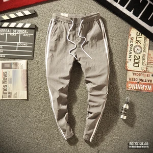 2019 весна осень Гаремные с низкой проймой брюки мужские повседневные Карманы джоггеры спортивные брюки для мужчин хип-хоп стиль брюки