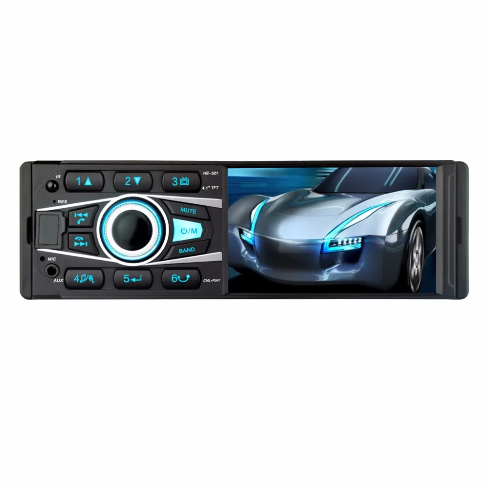 Fonwoon 4 1 дюйма сенсорный экран автомобильное радио Bluetooth MP5 центральный