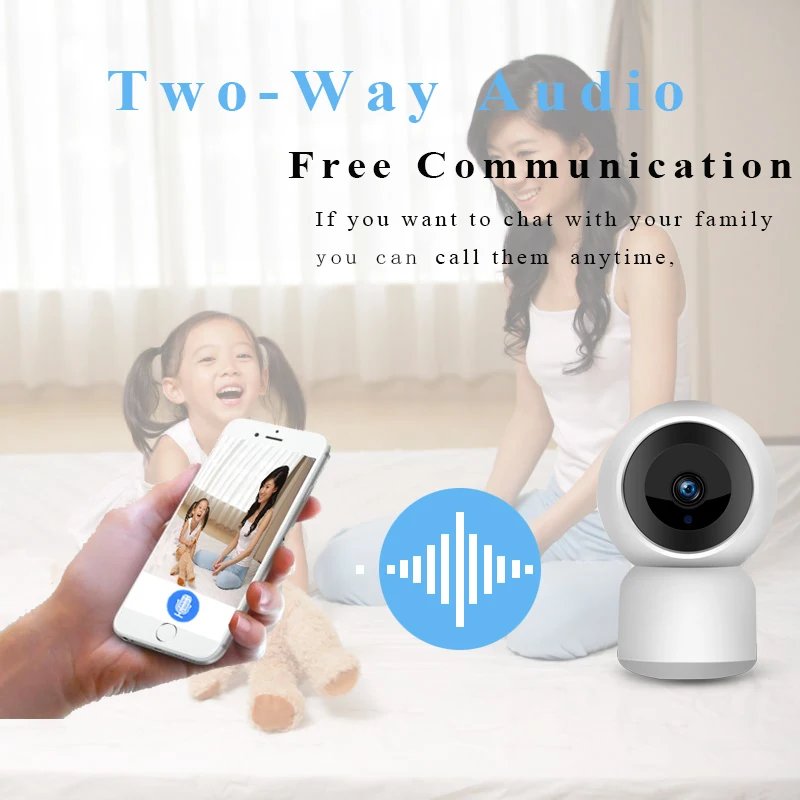 Инфракрасная ip камера 1080 P Wi Fi поддерживает объектив 3 6 мм H.264 Onvif TF карта функция