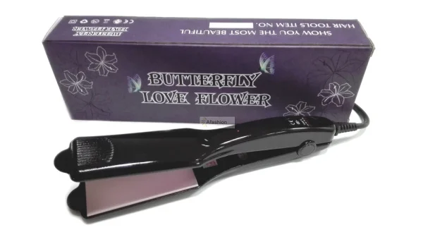 

1pc 1 3/4 " Wide Plate Ceramic Hair Straightener Black LED Digital control Titanium Flat iron beauty salon styling tools