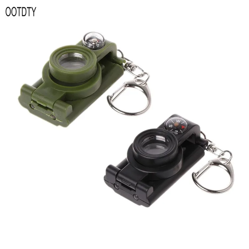 OOTDTY компас с огнями и лупами EDC детская игрушка подарок на открытом