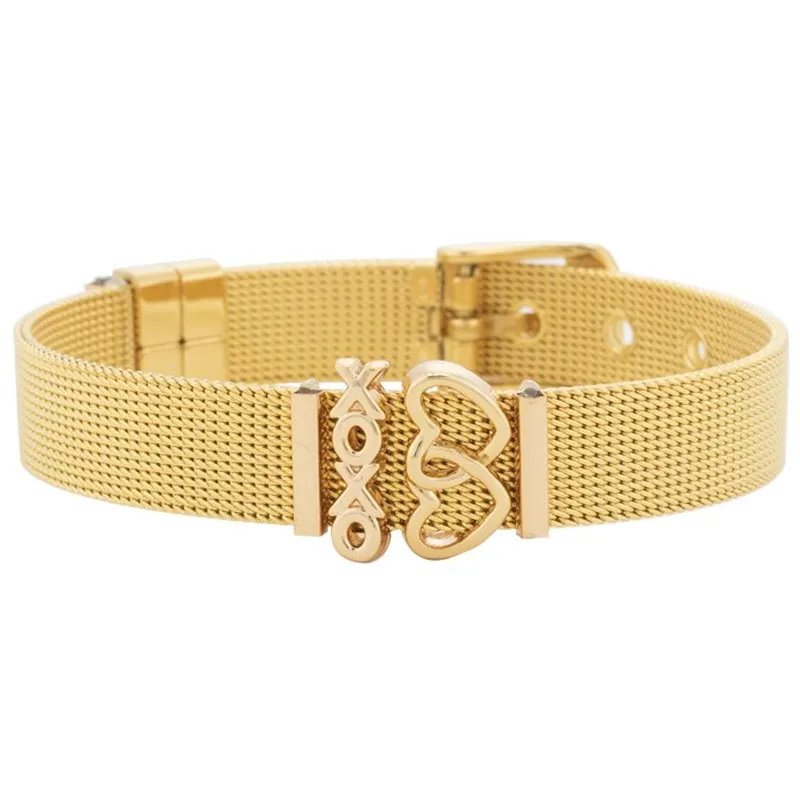 Дропшиппинг 2019 новейший золотой цвет моя маленькая принцесса сетчатый Браслет
