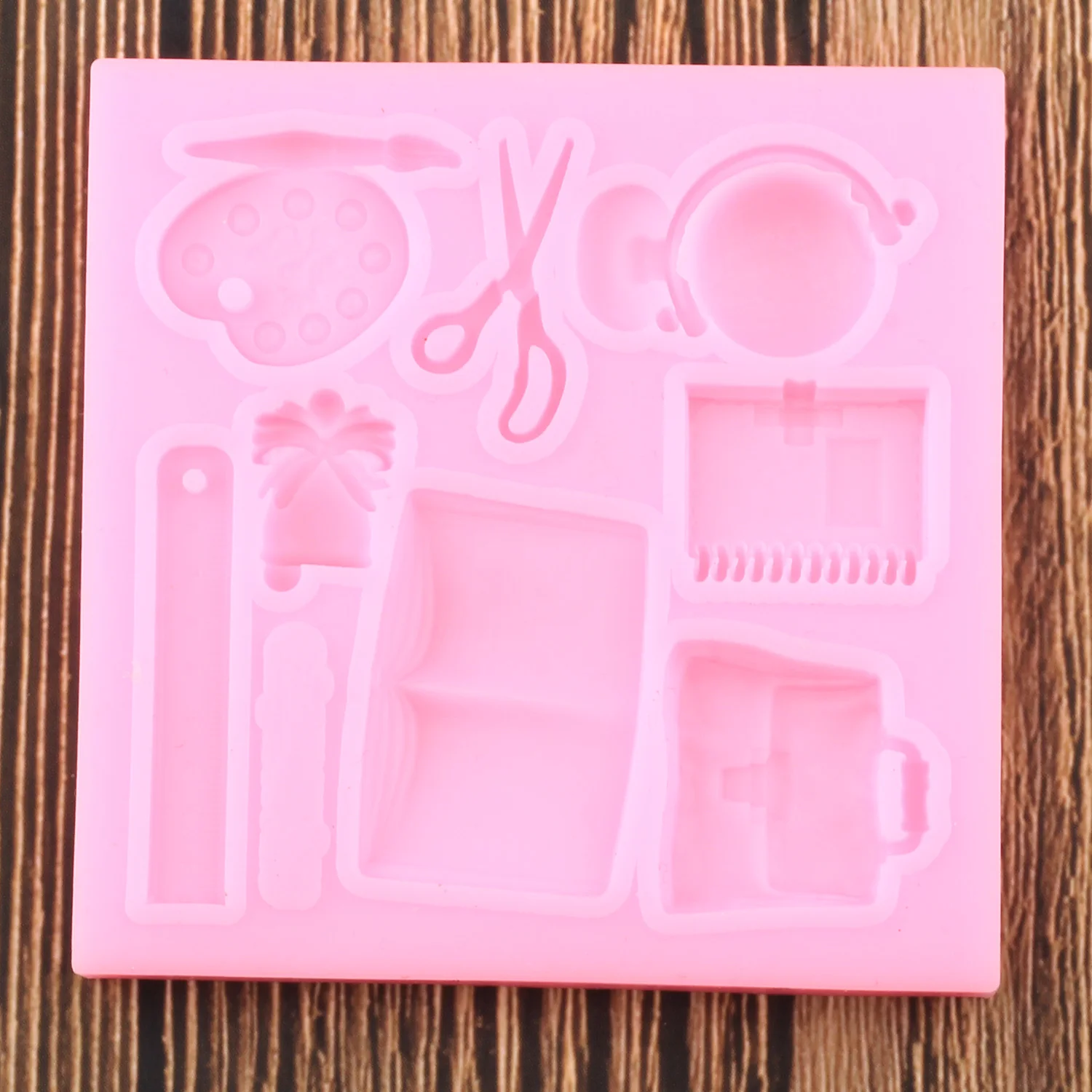 3D школьная сумка книжка ножницы ручка для рисования колокольчик глобус