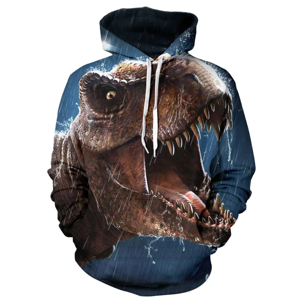 Jurassic Park Толстовка для мужчин женщин пуловер флисовая куртка мир Юрского периода куртка с капюшоном "Динозаврик" Джемпер унисекс Casaco Feminino