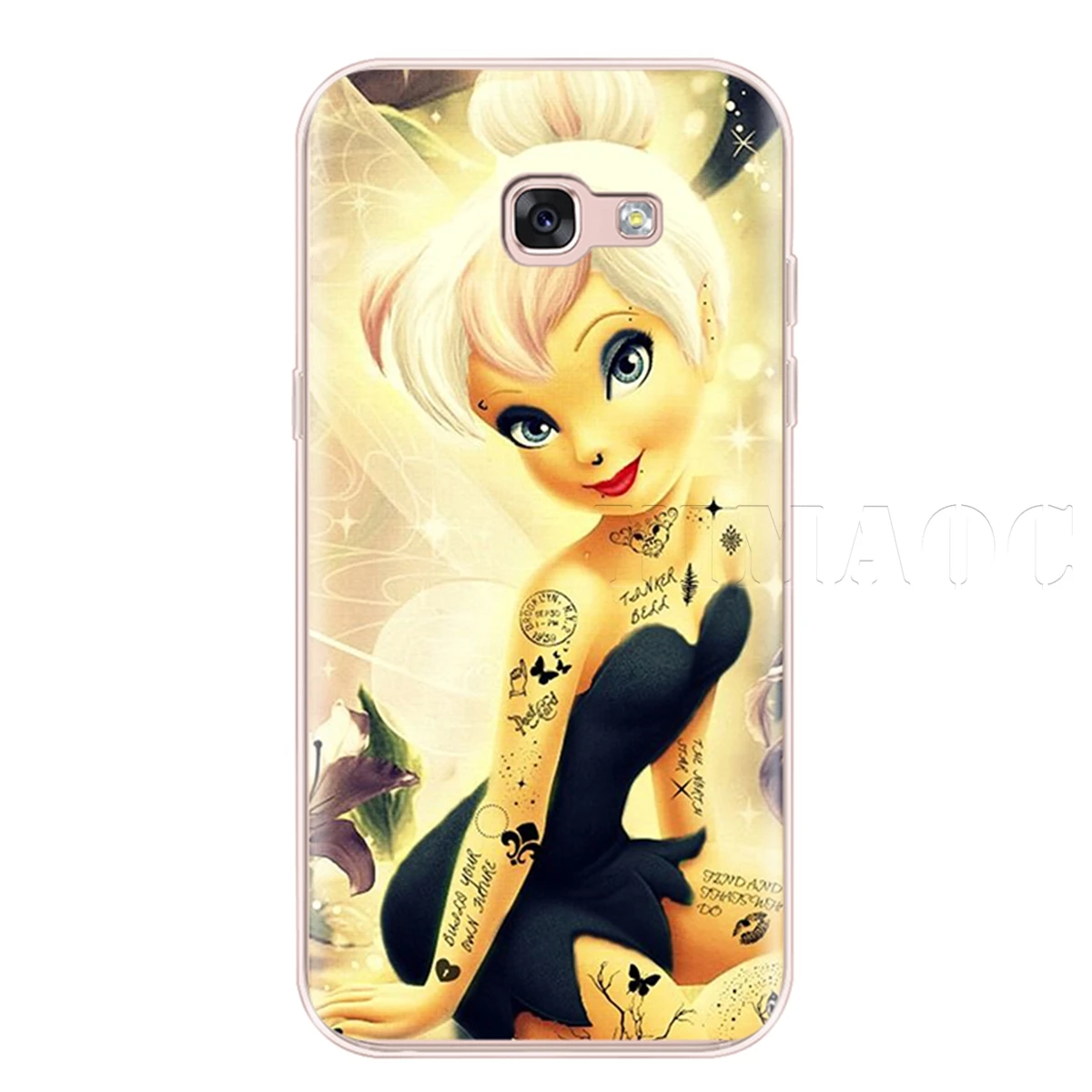 YIMAOC «Динь-Динь» Tinkerbell силиконовый чехол для samsung Galaxy S7 S8 S9 Edge Plus J3 J5 J7 A5 A6 A8 Note 8, 9 - Цвет: 2