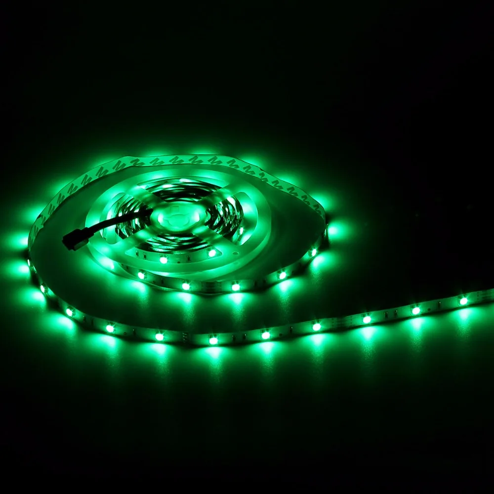 Цветная(RGB) Светодиодные ленты светильник s Фея светильник SMD 5050 5 м 30 светодиодный s/M AC/DC 12V гибкие светодиодные ленты лампы Смарт Браслет для вечерние свадебные туфли, на Рождество, украшение для дома