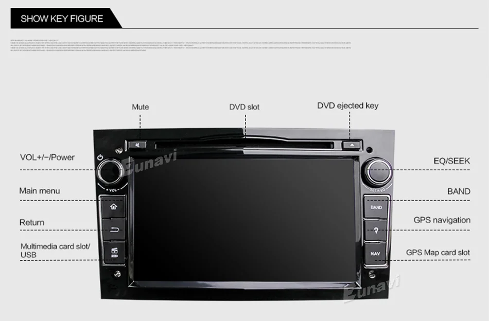 Eunavi 2Din четырехъядерный 7 дюймов Android 9,0 Автомобильный DVD радио плеер gps Navi для Vauxhall Opel Astra H G Vectra Antara Zafira Corsa