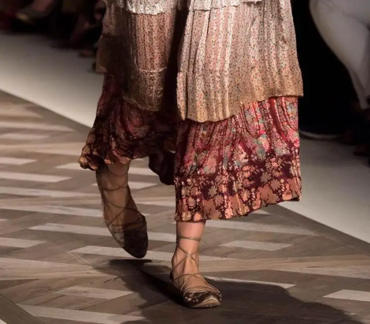 Женские балетки на шнуровке винтажные Туфли с круглым носком ремешком щиколотке