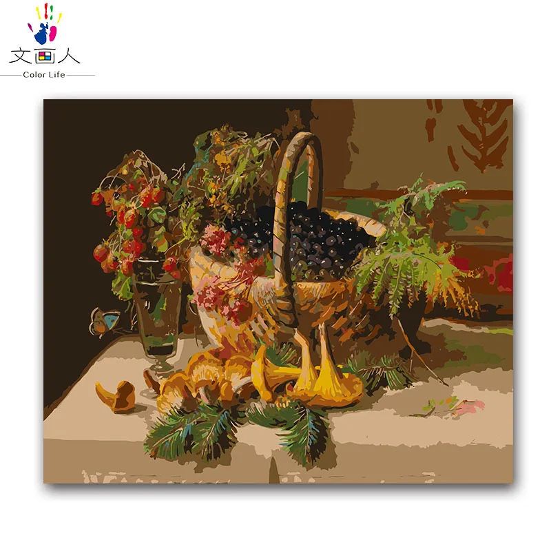 Растения и цветы пиона картина маслом посылка diy цифровая по количеству с