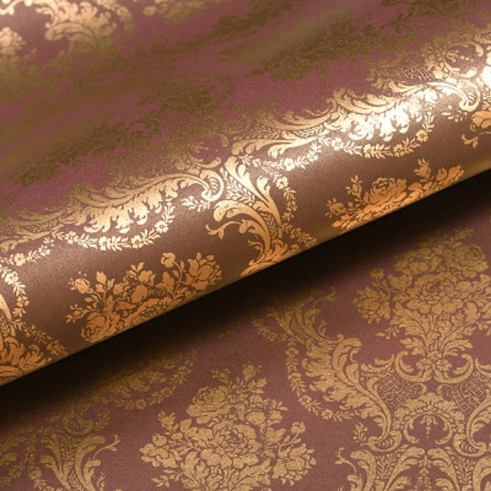 Винтажная оберточная бумага damask 75 см x 25 5 на лист 10 листов деловая подарочная