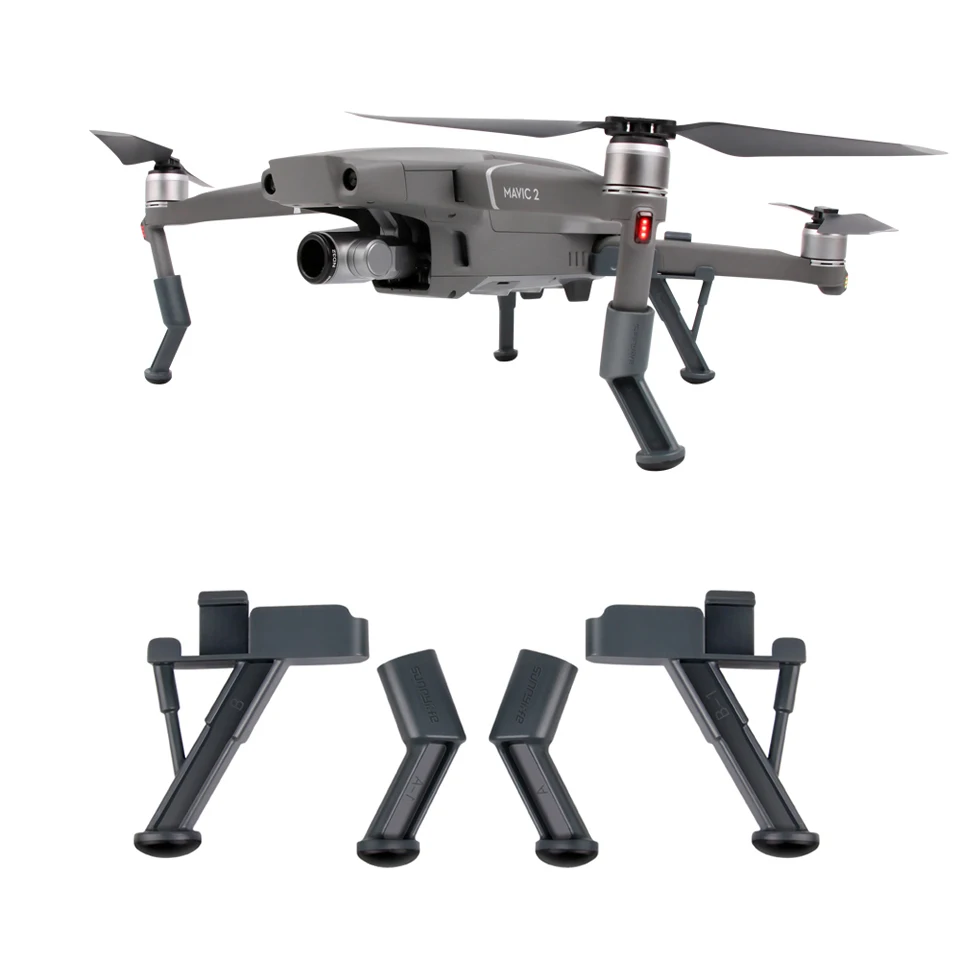 

DJI Mavic 2 посадочное снаряжение расширенное усиление посадочное снаряжение опорные ножки защитные ножки аксессуары для DJI Mavic 2 Pro/Zoom Drone