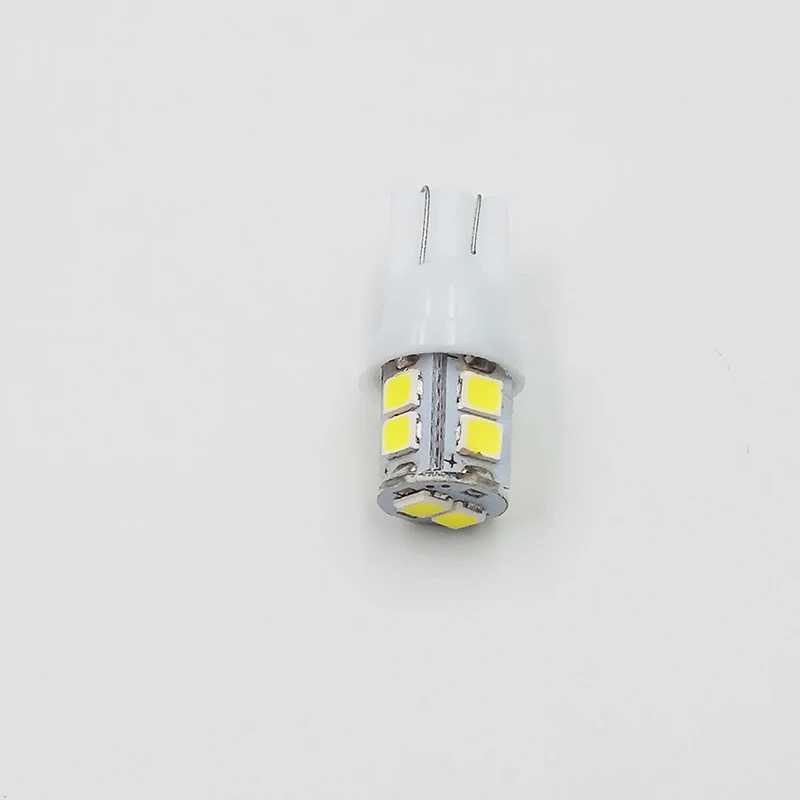 50 шт. автомобильный Led DC 12v лампада светильник T10 1210 супер белый 194 168 w5w