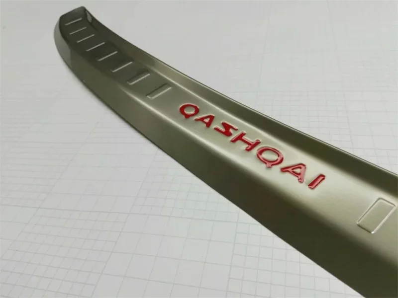 

Защитная накладка из нержавеющей стали на задний бампер для Nissan Qashqai J11 2016 2017 0218 2019