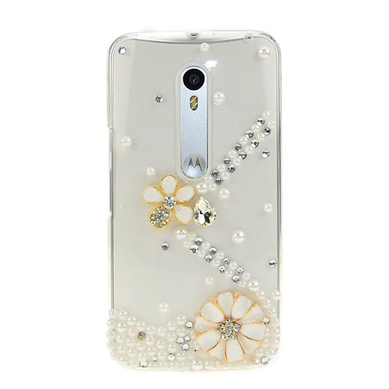Модные прозрачные чехлы со стразами для телефонов Motorola ONE P30 play note G6 Plus G7 X4 G5S G5 E5 E4 G4
