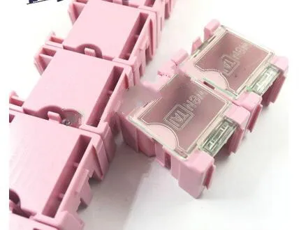 100 шт SMD SMT компонентные ящики для хранения контейнеров набор электронных чехлов