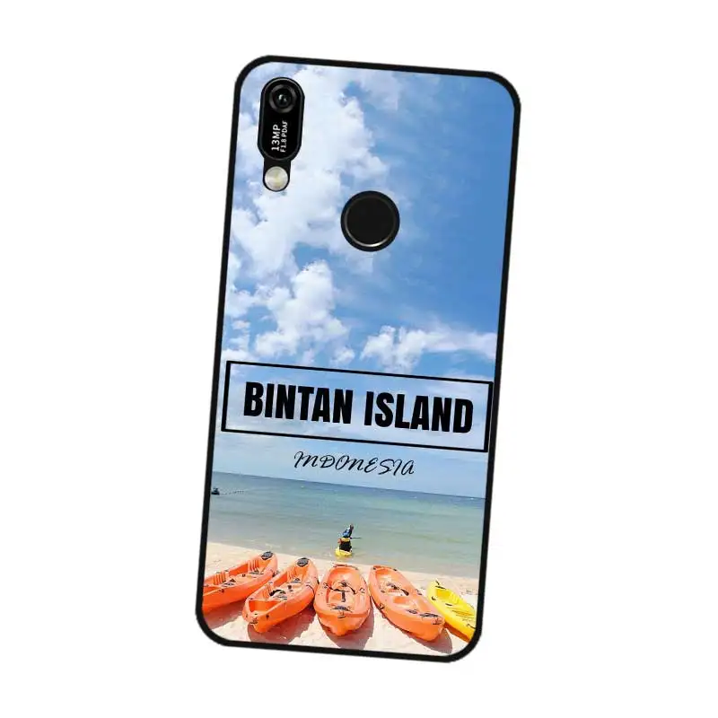N348 пейзаж Черный силиконовый чехол для huawei Y5 Y6 Y7 Y9 премьер-профессионал 2017 2018 2019 |
