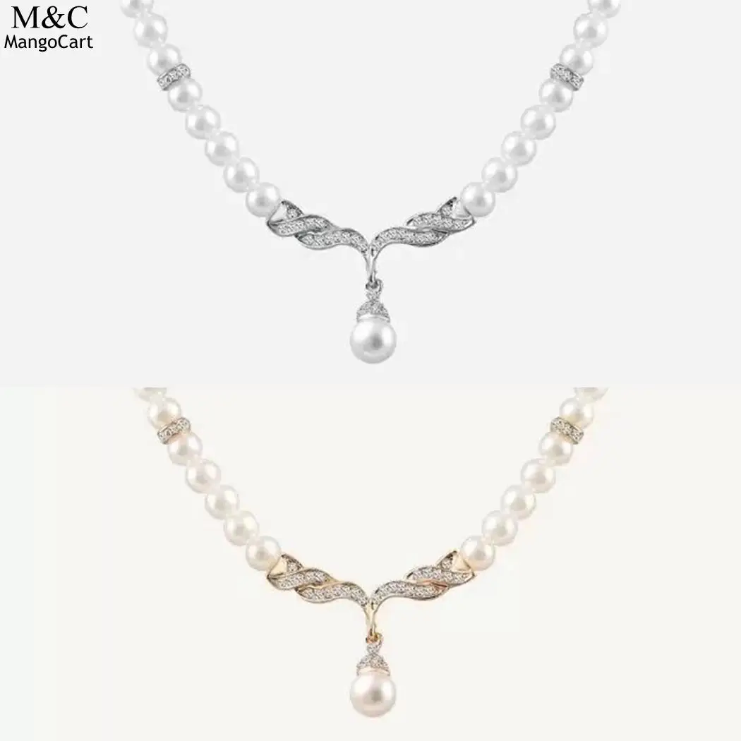 Жемчужина Крылья Ангела кристаллы бисер Jewelry колье подвески Колье Серьги