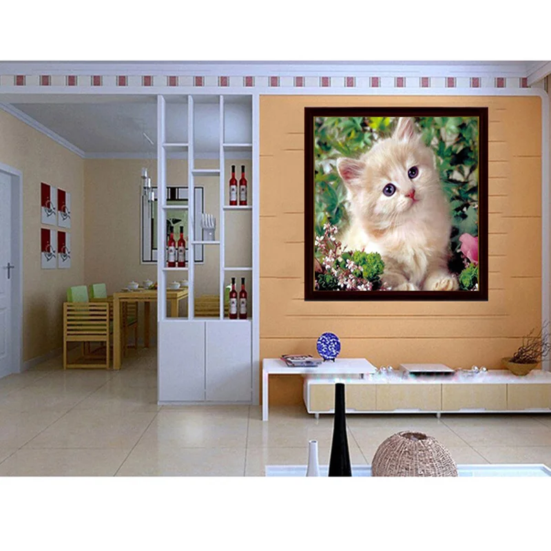 Алмазная вышивка сделай сам Набор для вышивки крестиком мозаика Китти