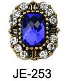 JE253 3D украшение для ногтей Металл/Стекло Стразы для ногтей японский сплав Блестящий металлический стикер для ногтей 10 шт./лот украшения для ногтей - Цвет: JE253