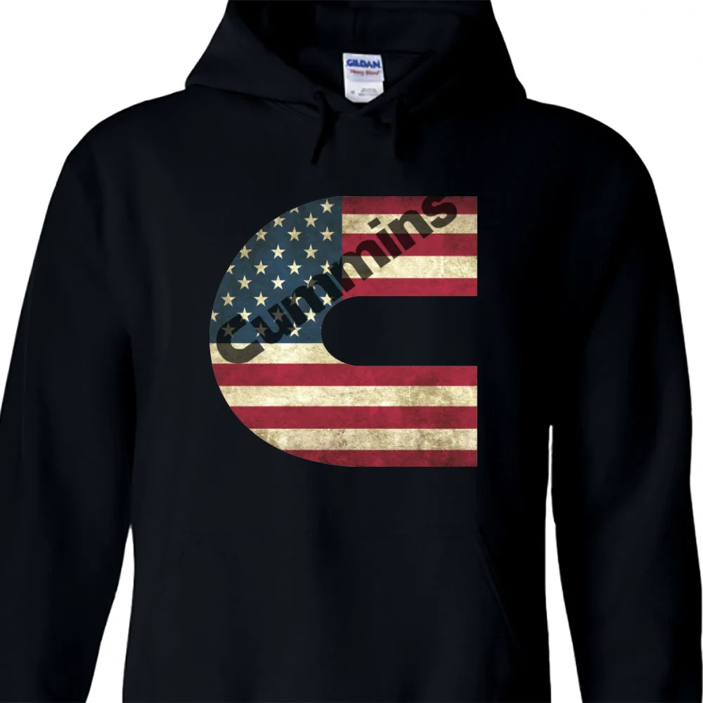 

Cummins Printed Hoodie Cummins American Flag Pullover Hoodie Sweatershirt