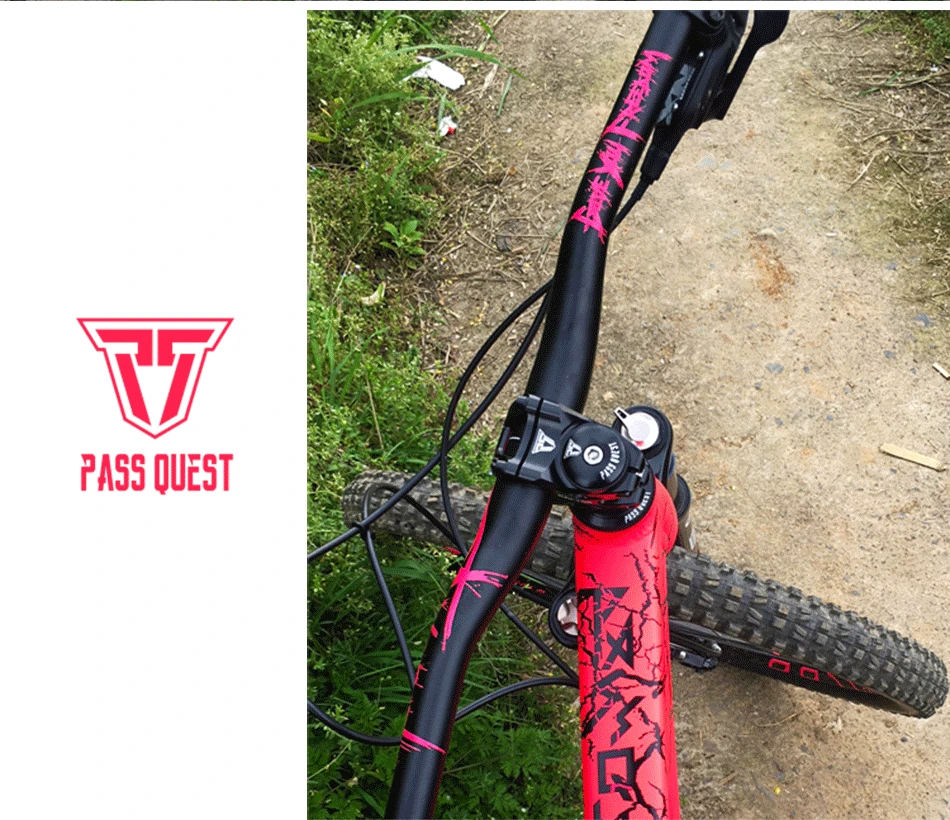 Pass Quest руль для велосипеда 720/780 мм MTB горный велосипед Алюминиевый сплав гоночный Ласточка-образный руль для MTB AM DH FR ENDURO