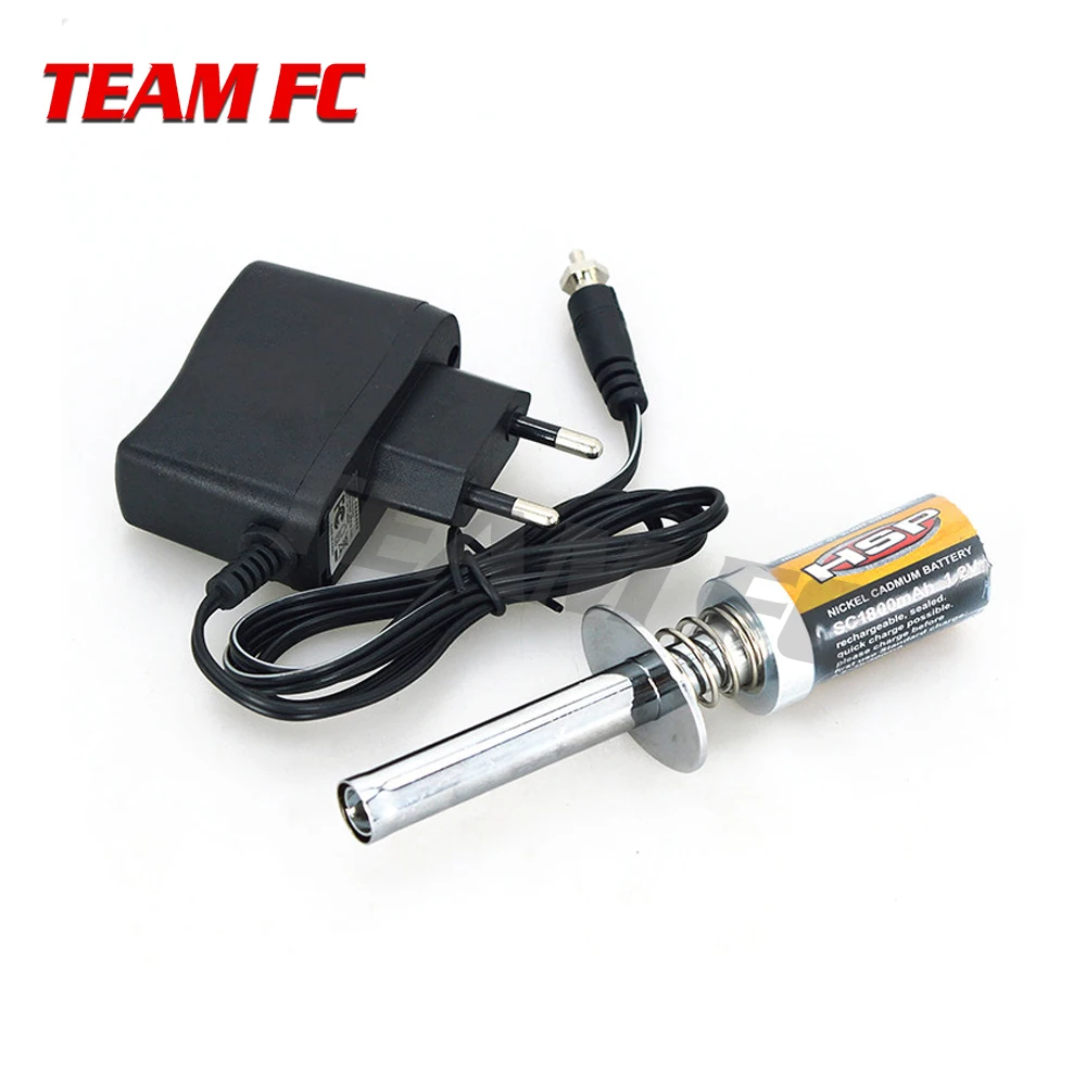 RC нитро 1 2 V 1800MAH перезаряжаемая свеча стартер воспламенитель переменного тока