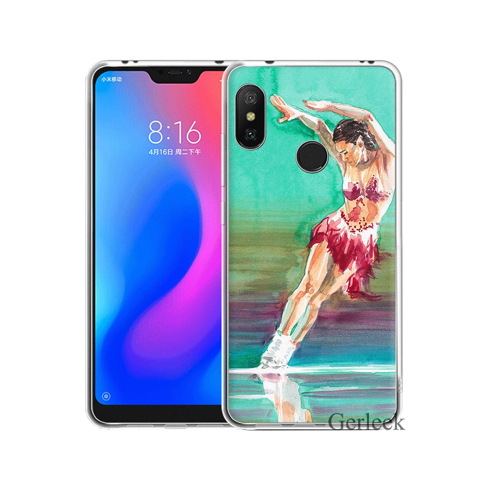 Чехол для телефона с фигурным катанием Xiaomi Redmi Note 3 Pro 4 4X 5 6 5A Prime|Чехлы-накладки| |