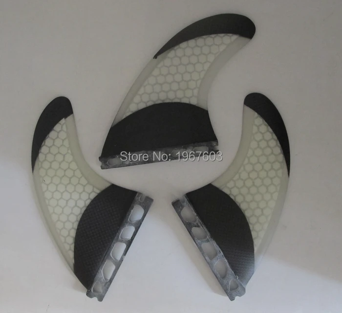 Стекловолоконный плавник с Сотами для серфинга синий доски thruster FCS ребра G5